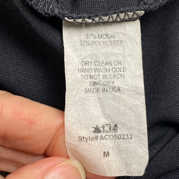 COA - Knotted Dress Modal Blend Lagenlook Below-Knee length in Gray Size 2 (M) - Picture 6 of 6